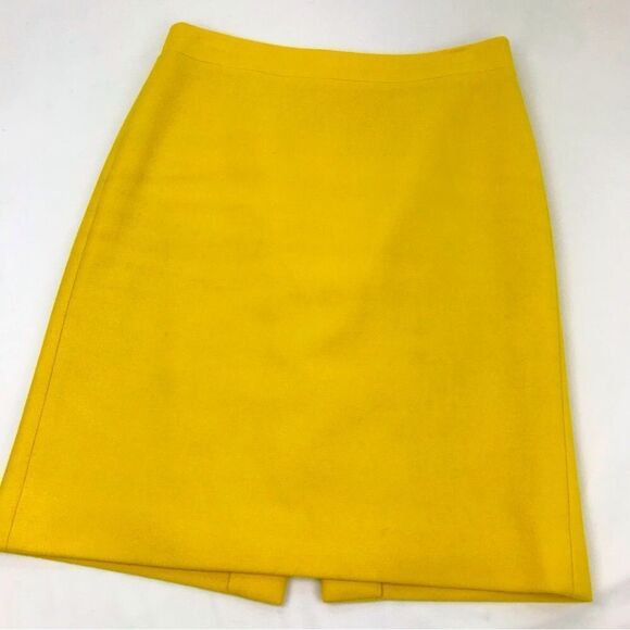 J. Crew The Pencil Skirt in Sunflower Yellow - Picture 1 of 5